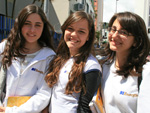 Luisa Tavares, Jade Macedo e Amanda Mayer