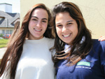 Dominique Ribeiro e Valentina Sarnrio