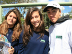 Thais Etzel, Bruna de Barros e Daniel Sales