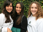 Alessandra Souza, Luisa Oliveira e Bruna Boeing