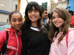 Rassa Franco, Jullyana Amorim e Iara Regina dos Santos