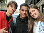 Gustavo Peng, Nat Santana e Mariana Graciosa