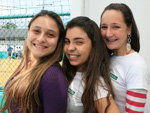 Rafaela Lopes, Fernanda Loch e Gabriela Soares