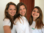 Tamires Andretta, Catarina Pisetta e Suzana Vianna