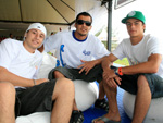 Juliano Sena, Guilherme Heleodoro e Thayson de Souza