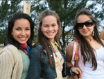 Julia Venancio, Carolina Konig e Alessandra Bresan