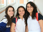 Nathalie Kafke, Larissa Hasse e Gabriella Rosa de Abreu