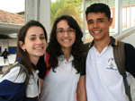 Nathalie Kafke, Gabriella Rosa de Abreu e Andrei Andrade