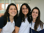 Mariana Canever, Gabriella Rosa de Abreu e Nathalie Klafke