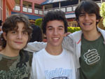 Stefan Reitz, Andrez Machado e Lucas Delgado