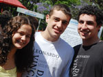 Valentina Rosa, Ricardo Carvalho e Martin Raabe