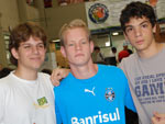 Leandro Carvalho, Eduardo Hauser e Manoel Fernades