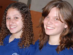 Anna Caroline vila e Elisa Levien