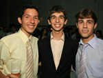 Artur Martins, Murilo Santos e Marcelo Santos