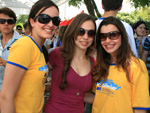 Thamyres Luz, Bruna Rosa e Thiele Londero