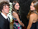 Matheus Zaro, Luiza Bedin e Sara de Oliveira