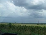 Vista da fazenda em Guara (TO) com a chuva formada pela influncia da floresta amaznica