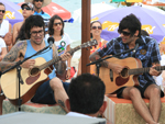 Tavares e Lucas no MTV na Praia