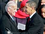 Barack Obama sada o seu vice, Joseph R. Biden