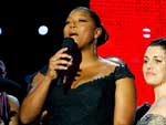 A cantora Queen Latifah se apresentou durante o baile inaugural no Centro de Convenes de Washington