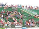 Torcida tricolor chega cedo ao estdio