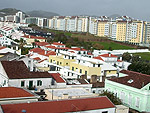 Vista da cidade na ilha So Miguel