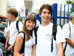 Juliana Amorim e Matheus de Bem