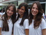 Leticia Schultz, Luiza Calvette e Amanda Heuser