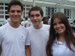 Alexandre Kracker, Guilherme Brasil e Louise Hogrefe