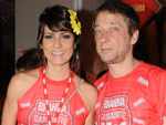 Fernanda Abreu e o marido, Luiz Stein, na Sapuca