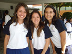 Priscila Rosrio, Johanna Della Rocca e Gabriela Rosa de Abreu