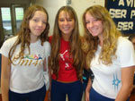 Cristiane Carvalho, Manuela Viegas e Helena Marcon