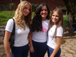 Helena Marcon, Monalise Couto e Viviane Suzin