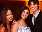 Nathlia Ferreira, Bruna Bicca e Thomas Mansan