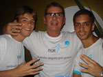 Joo Felipe Justo, Marcos Daudt e Guilherme Rodrigues, do Instituto FICAR