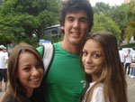 Caroline Duarte, Vinicius Medeiros e Manoela Primaki