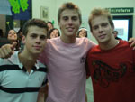 Thiago, Matheus Bressa e Alesandro Beltrame