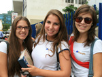 Mariana Santin, Carolina Zanella e Brenda Seara