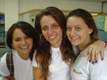 Iohanna Vergara, Nathlia Melo e Aline Hostert