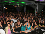 Galera antes do show