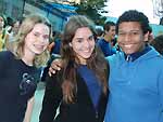 Gabriela Messias, Andressa Birck e Olavo Barcellos