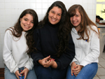 Camila Valgas, Thain Korpaliski e Ingrid Guesse