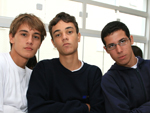 Vitor Silveira, Matheus Vianna Santos e Luiz Henrique Guimares