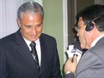 Cludio Brito entrevista o tcnico Tite, eleito o melhor do Gaucho