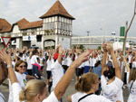 1 Caminhada e Corrida contra o Cncer de Blumenau, que ocorreu dia 10 de maio