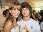 Isabelle Zimmermann e Jaime Neto