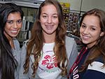 Elisa Lini, Luciana Lima e Jordana Schaedler