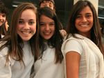 Marina Goulart, Julia Arajo e Luiza Assis