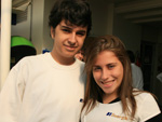 Ray Borges e Maria Eduarda Mondadori