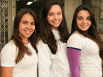 Ldia Lentz, Camila Maaneiro e Bruna Simes